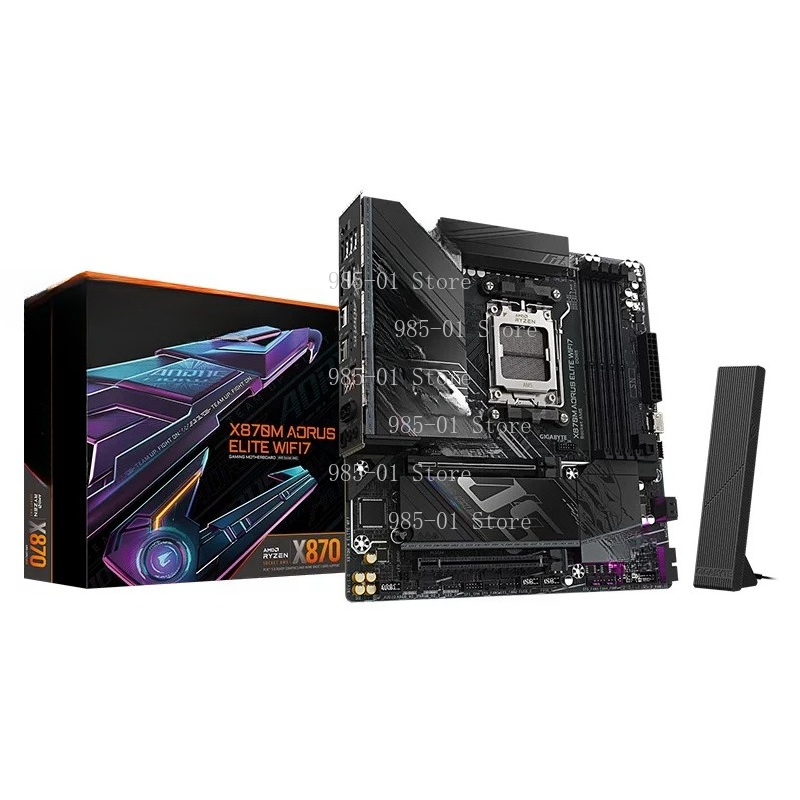 White ATX X870M mainboard, WIF - X870E Atx Motherboard recension och pris