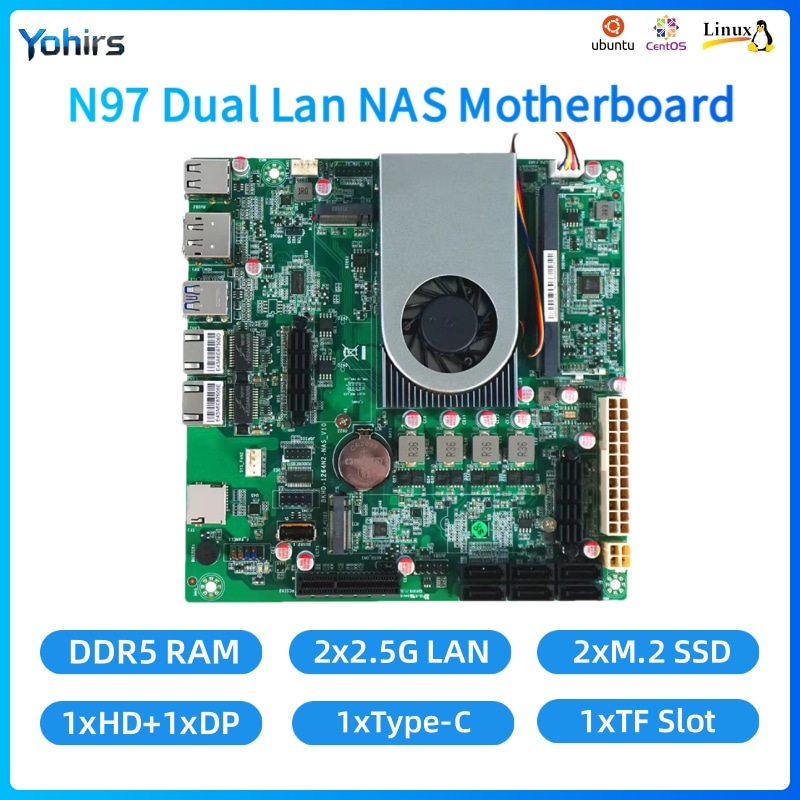 Yohirs NAS Motherboard Mini IT - Mini Itx Dual 2.5G Nas Motherboard recension och pris