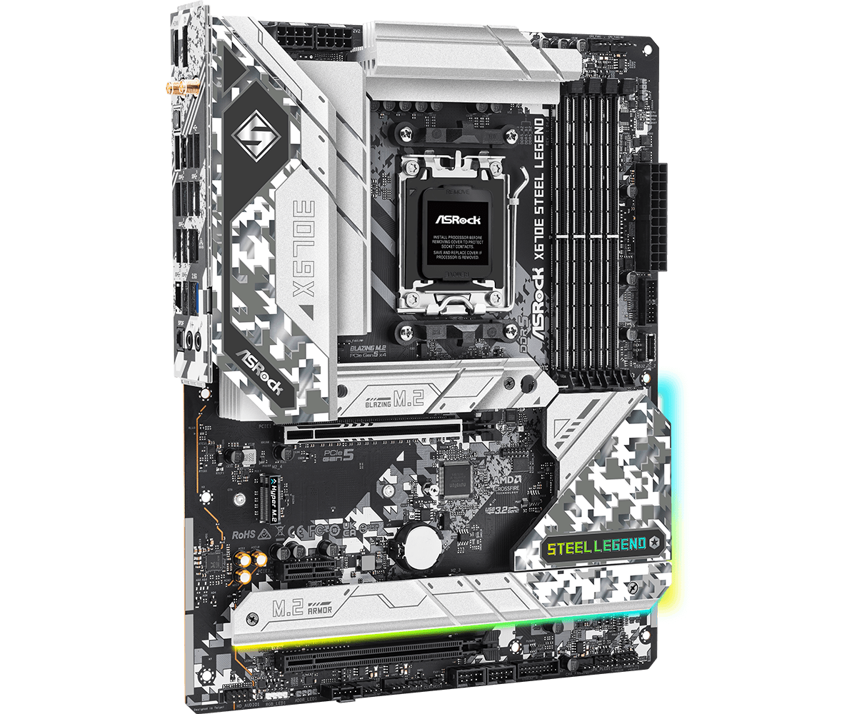 ASROCK X670E STEEL LEGEND X670 - X870E Atx Motherboard recension och pris