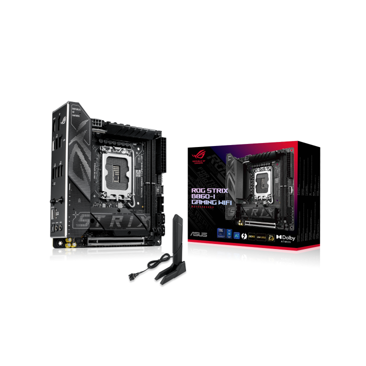2025 ROG STRIX B860-I GAMING W - Lga1851 Gaming Motherboard recension och pris