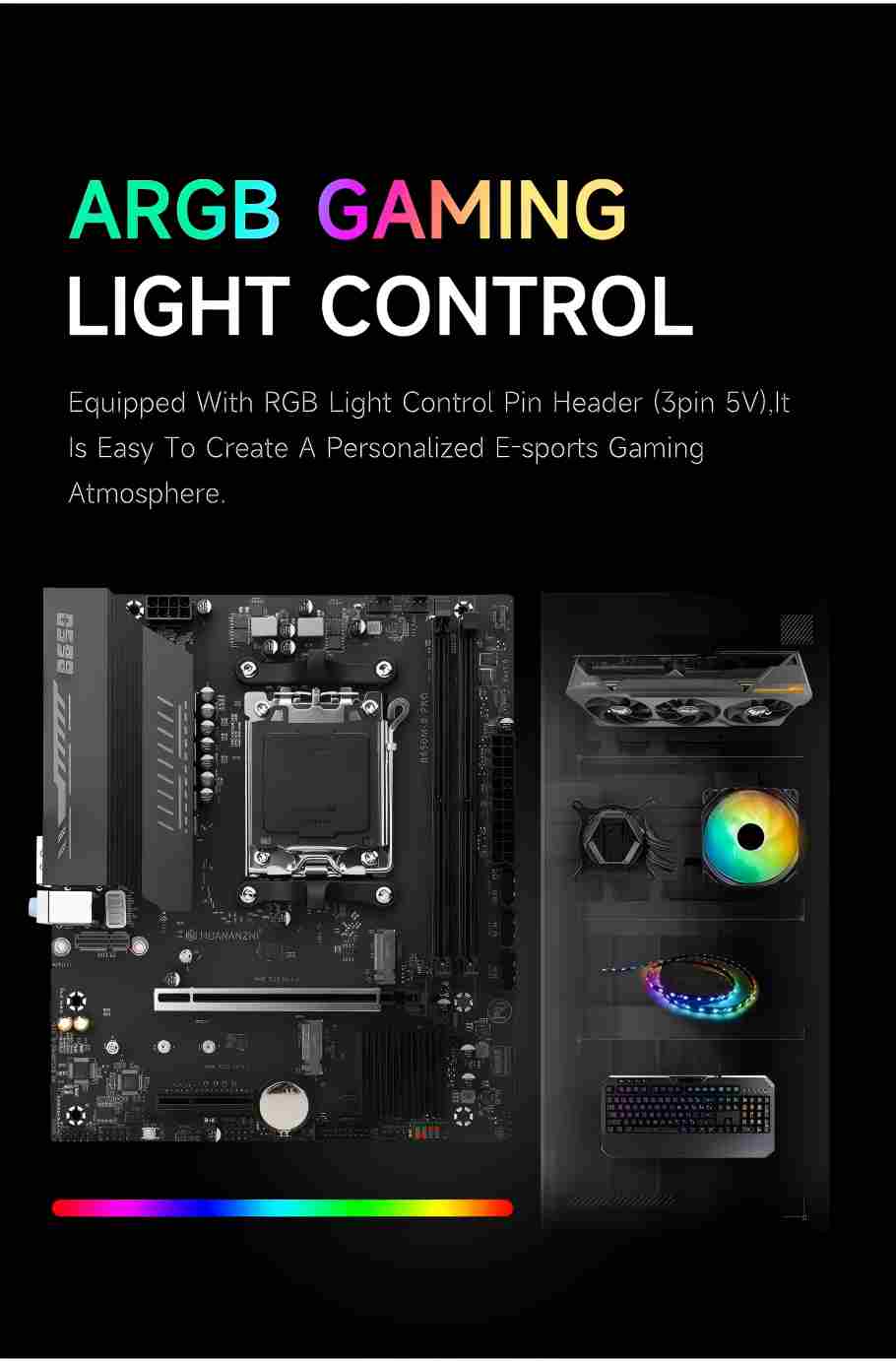 HUANANZHI B650M B Pro AMD AM5  - X870E Atx Motherboard recension och pris