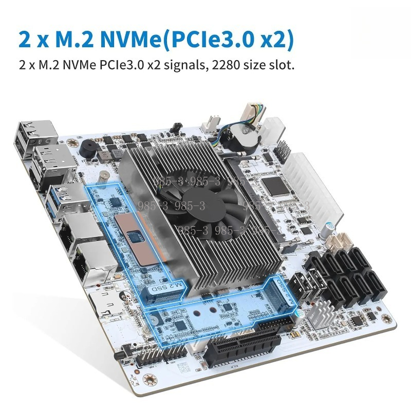 White Mini‑ITX M11 NAS Motherb - Mini Itx Dual 2.5G Nas Motherboard recension och pris